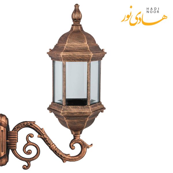 چراغ دیواری با شاخه S بیتانور مدل شش ضلعی Bi-5602