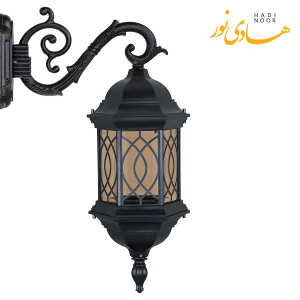 چراغ دیواری با شاخه S بیتانور مدل شش ضلعی طرح دار Bi-56T02