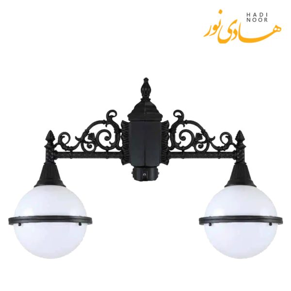 چراغ پارکی دو شاخه با شاخه J بیتانور مدل سها Bi-6225
