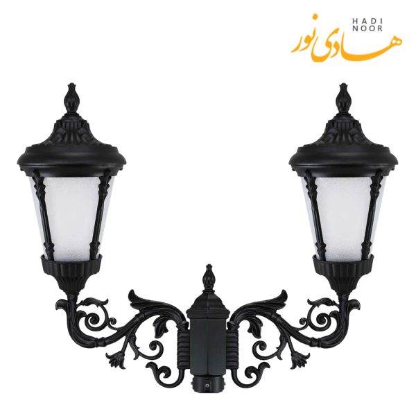 چراغ پارکی دو شاخه با شاخه Z بیتانور مدل آترون Bi-6424