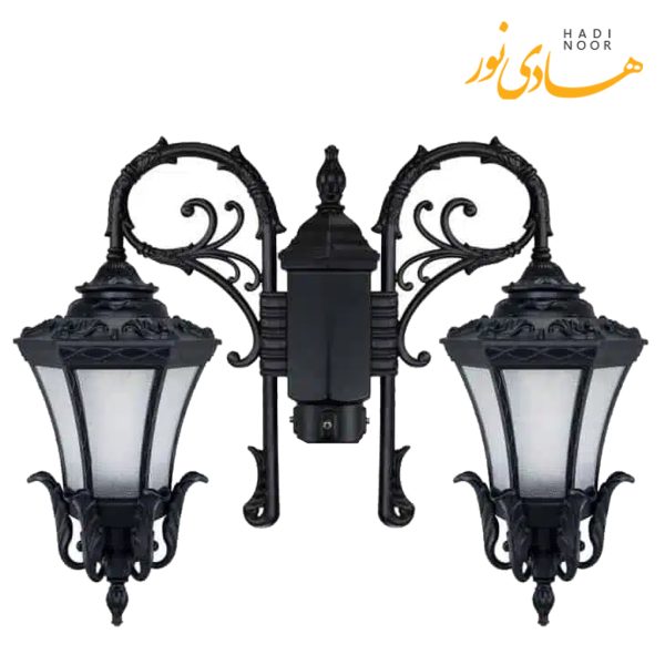 چراغ پارکی دو شاخه با شاخه P بیتانور مدل رادین Bi-6623