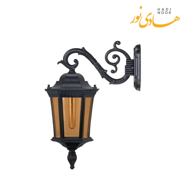 چراغ دیواری تکشیدفام با شاخه S مدل سورن کوتاه TaSH-11